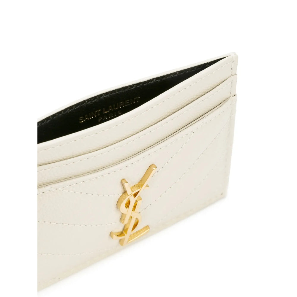 Saint Laurent White Wallets & Cardholders Men