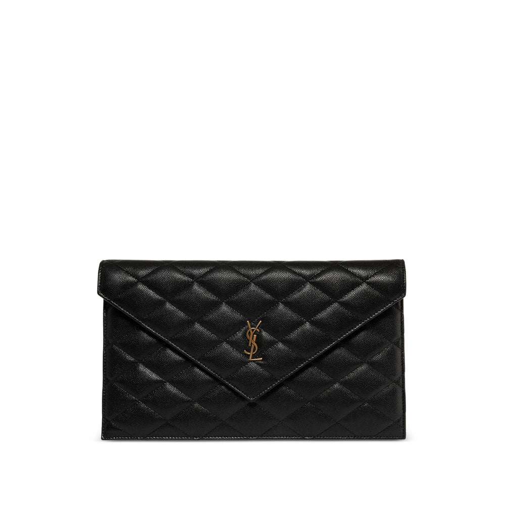 Saint Laurent Saint Laurent Black Clutch Bags Women