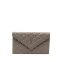 Saint Laurent Brown Clutch Bags Women