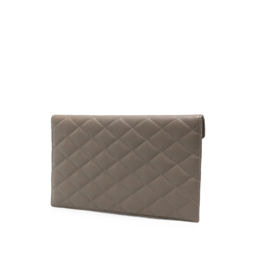 Saint Laurent Brown Clutch Bags Women