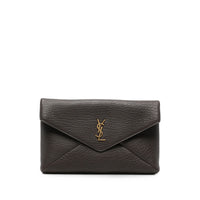 Saint Laurent Brown Clutch Bags Women