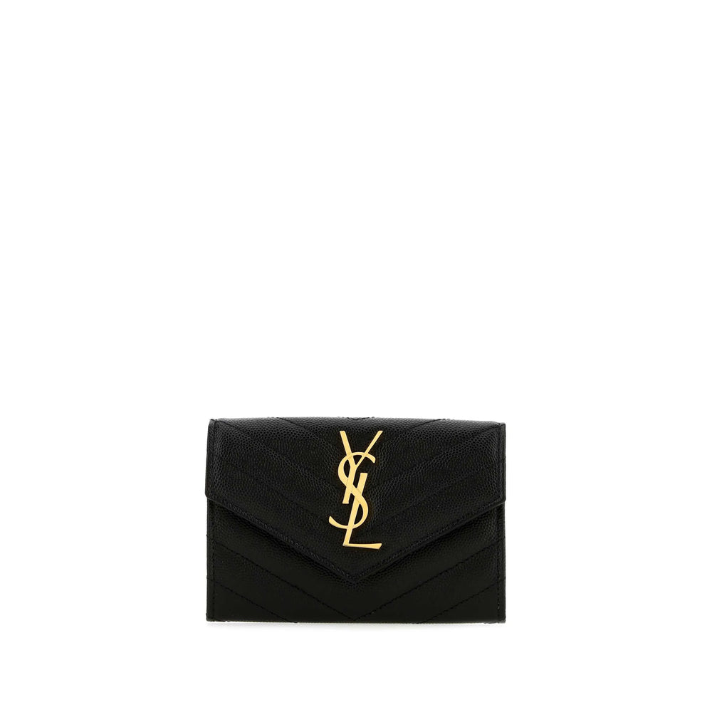 Saint Laurent Black Wallets & Purses Women