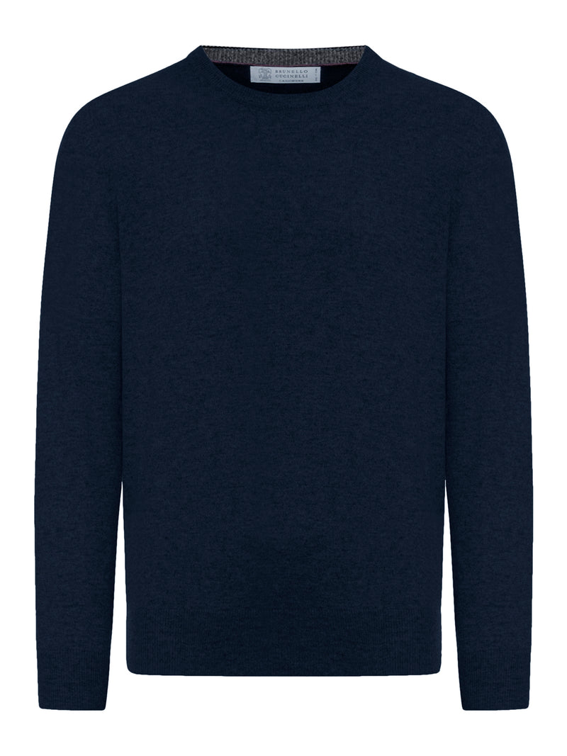 Brunello Cucinelli Men Essential Crew Neck Cashmere Sweater
