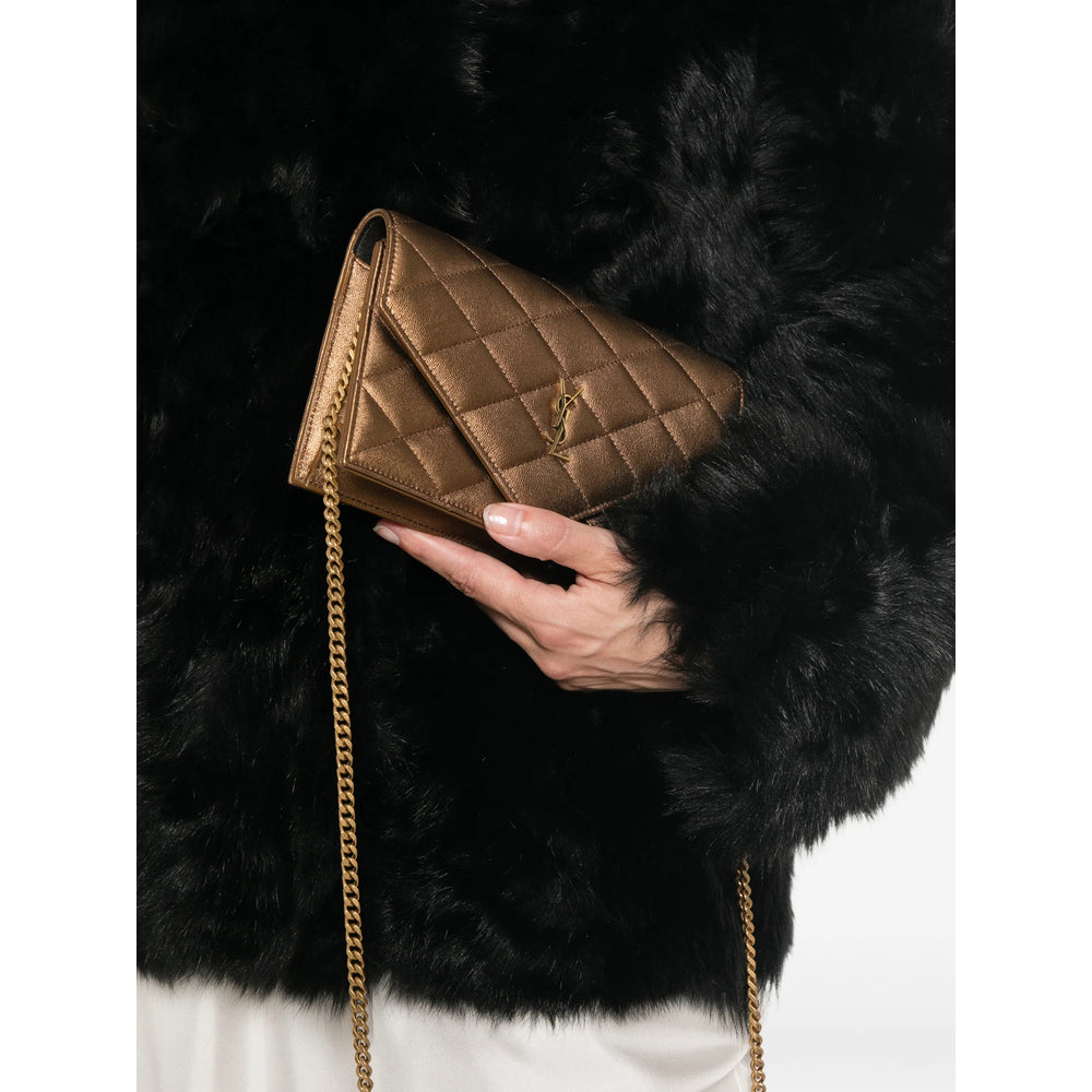 Saint Laurent Saint Laurent Brown Satchels & Cross Body Bags Women