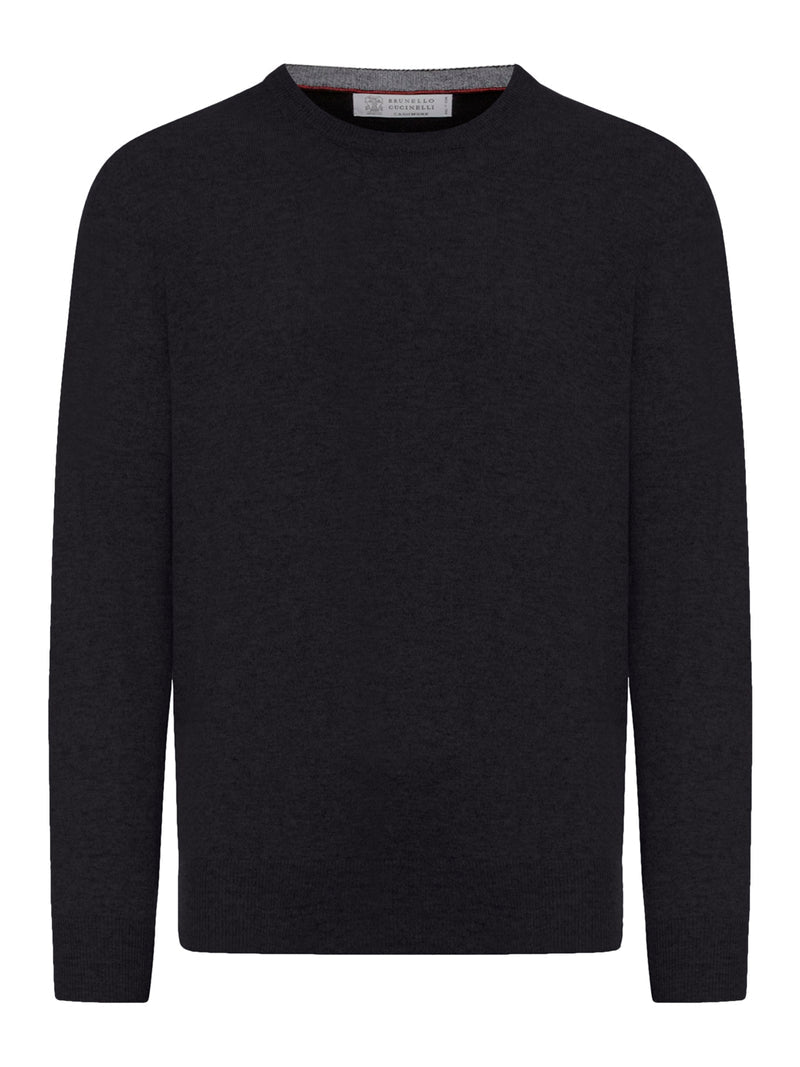 Brunello Cucinelli Men Essential Crew Neck Cashmere Sweater