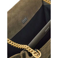 Saint Laurent Saint Laurent Green Shoulder Bags Women