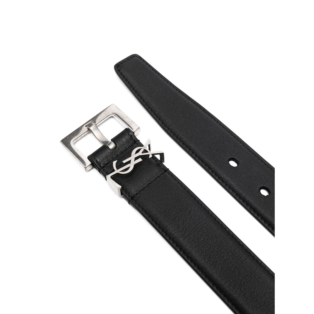 Saint Laurent Black Belts Men