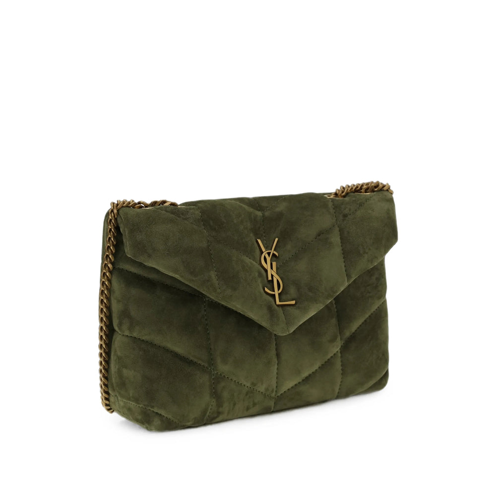 Saint Laurent Saint Laurent Green Shoulder Bags Women
