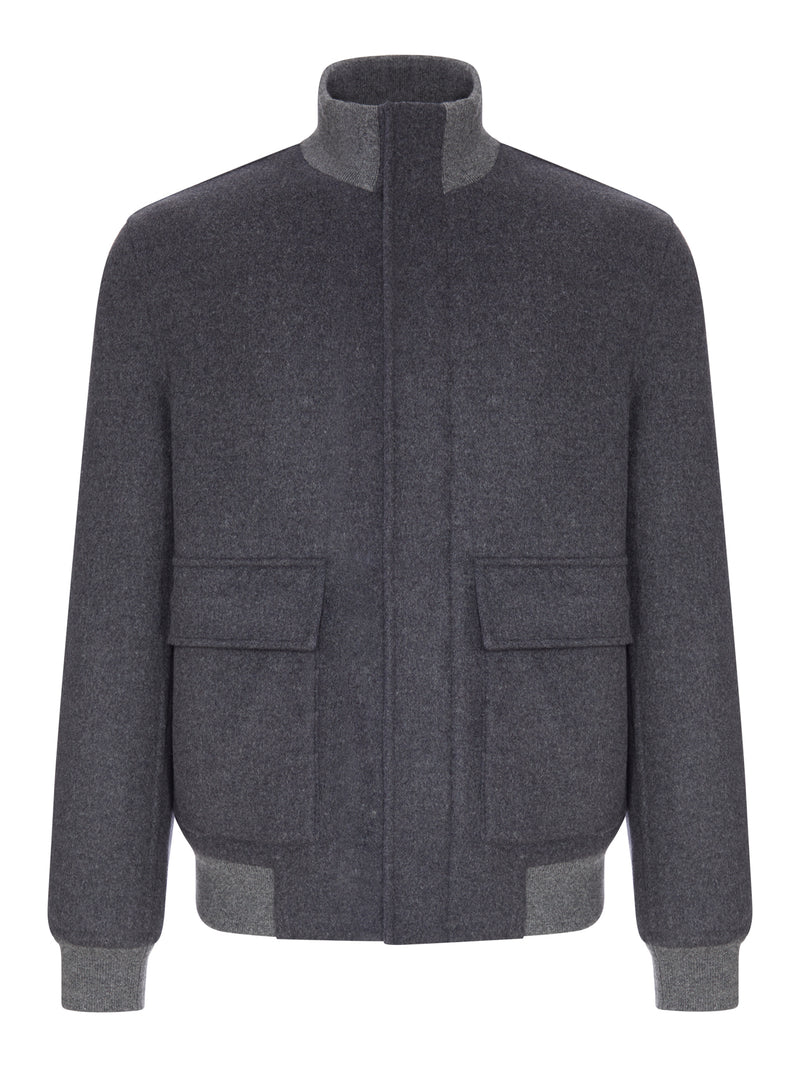 Brunello Cucinelli Men Wool And Cashmere Blouson