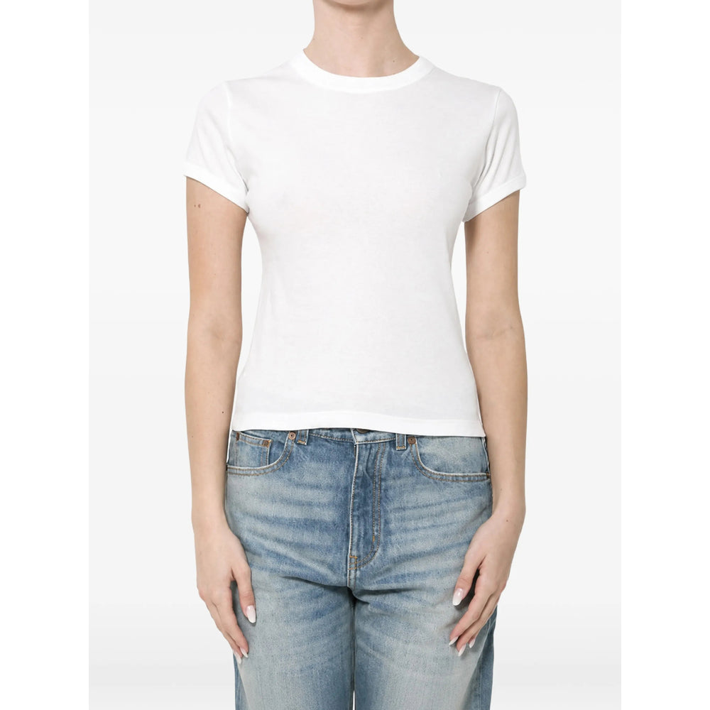 Saint Laurent Saint Laurent White Tops - T-Shirts & Jerseys Women
