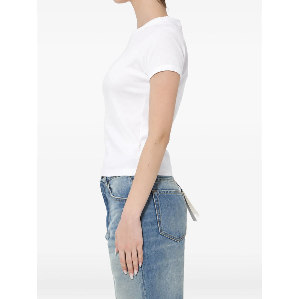 Saint Laurent Saint Laurent White Tops - T-Shirts & Jerseys Women