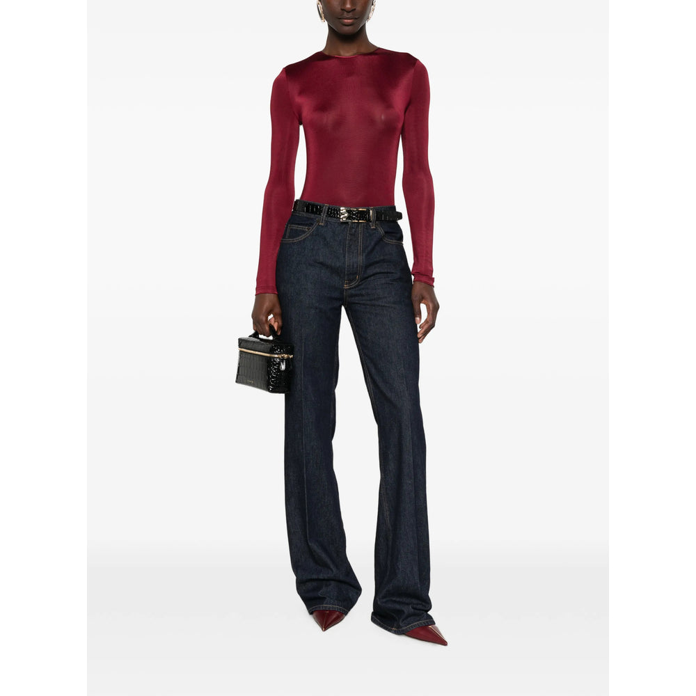 Saint Laurent Saint Laurent Red Tops - Blouses Women