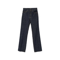 Saint Laurent Saint Laurent Blue Denim - Wide-Leg Jeans Women