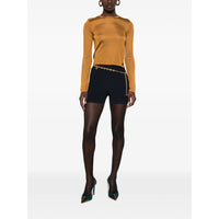 Saint Laurent Saint Laurent Blue Shorts - Mini Shorts Women