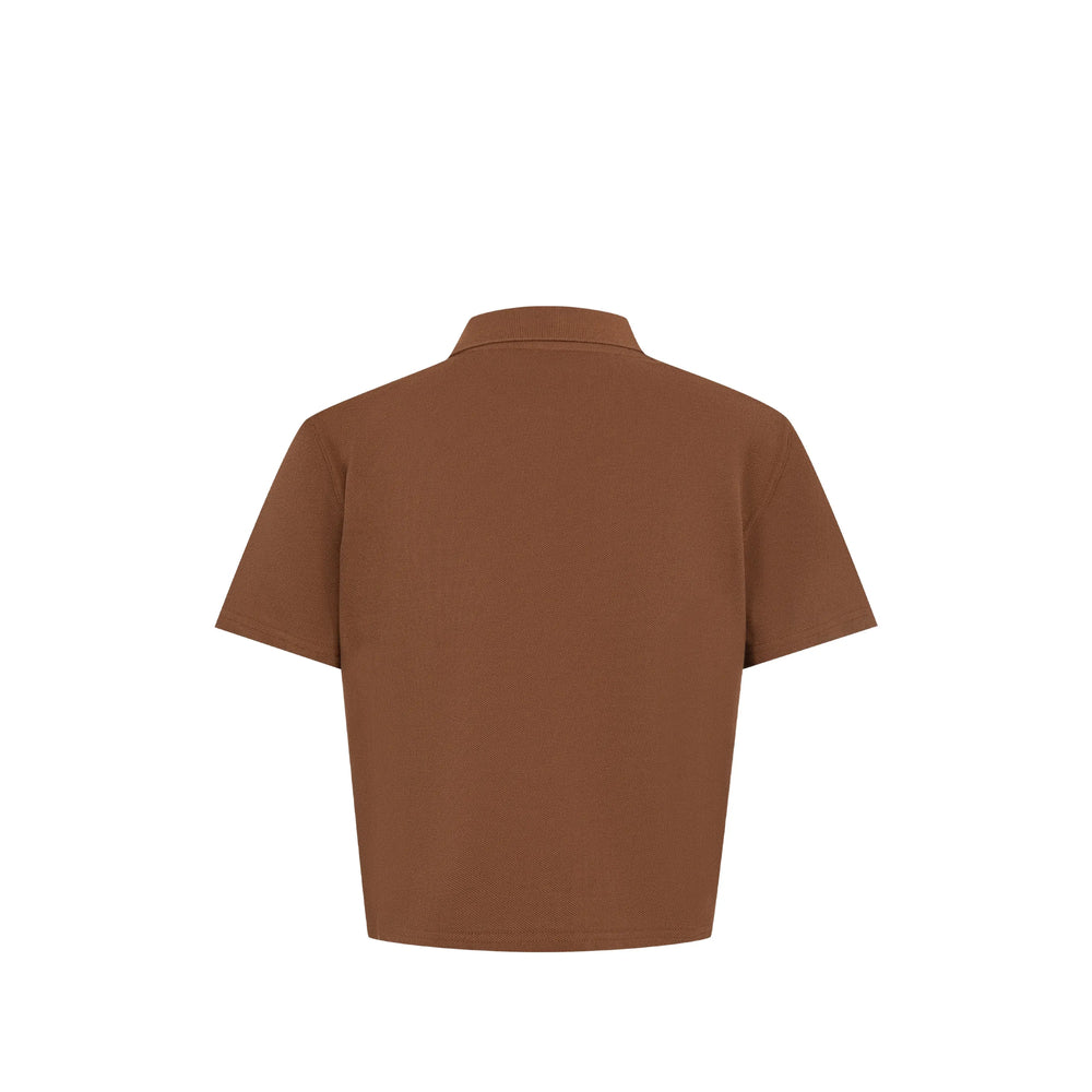 Saint Laurent Brown Tops - Polo Tops Women