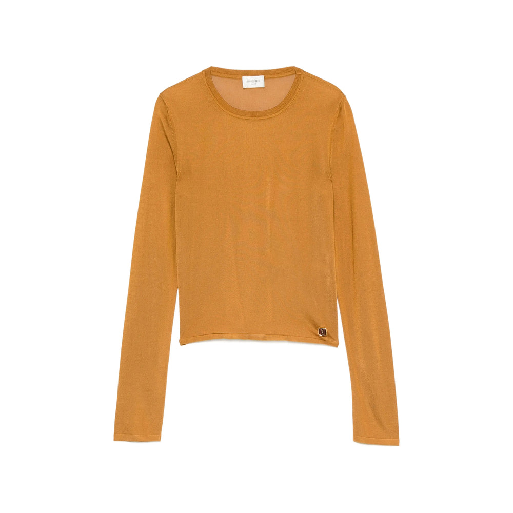 Saint Laurent Saint Laurent Brown Tops - T-Shirts & Jerseys Women