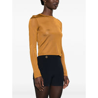 Saint Laurent Saint Laurent Brown Tops - T-Shirts & Jerseys Women