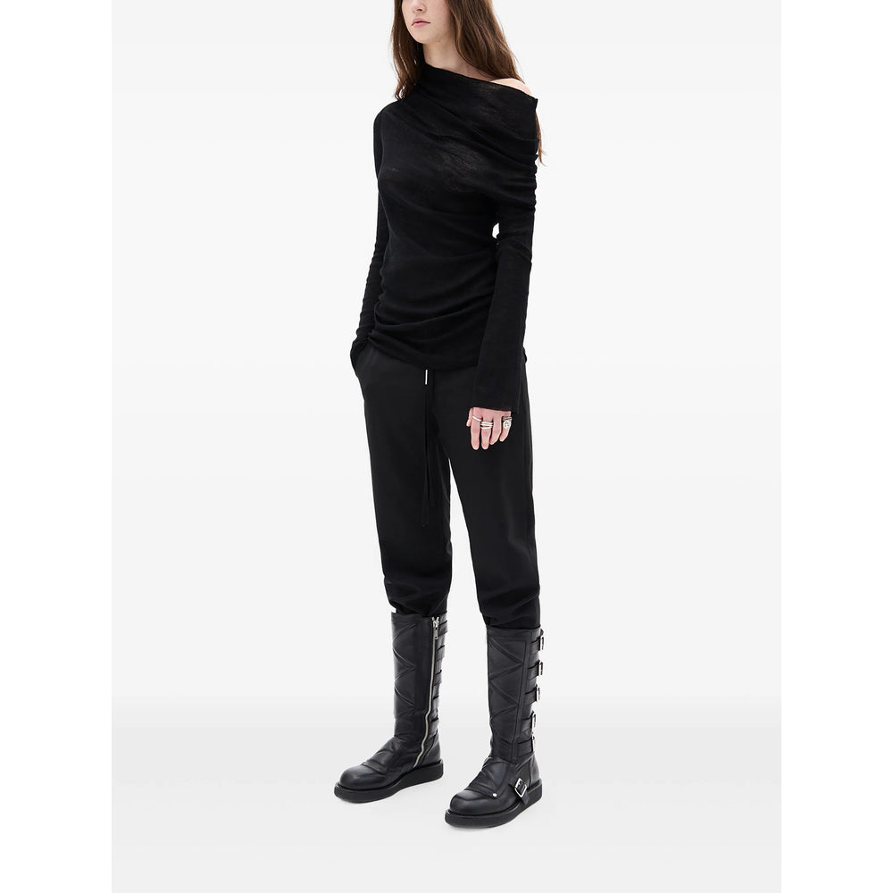 Ann Demeulemeester Ann Demeulemeester Black Tops - T-Shirts & Jerseys Women