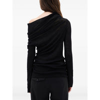 Ann Demeulemeester Ann Demeulemeester Black Tops - T-Shirts & Jerseys Women