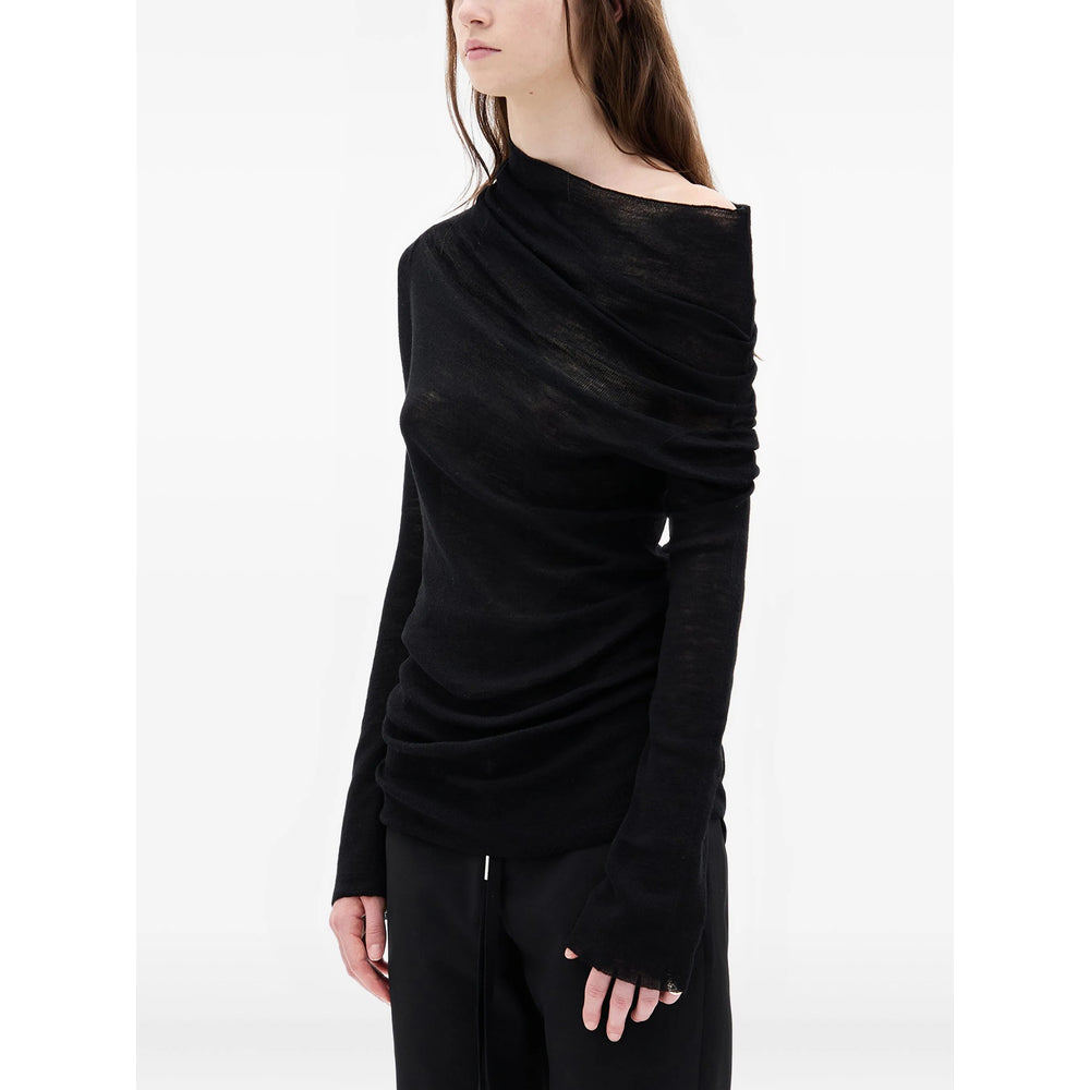Ann Demeulemeester Ann Demeulemeester Black Tops - T-Shirts & Jerseys Women