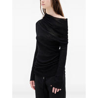 Ann Demeulemeester Ann Demeulemeester Black Tops - T-Shirts & Jerseys Women