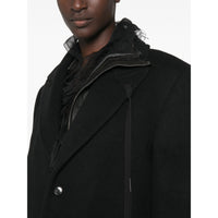 Ann Demeulemeester Black Coats - Single Breasted Coats Women