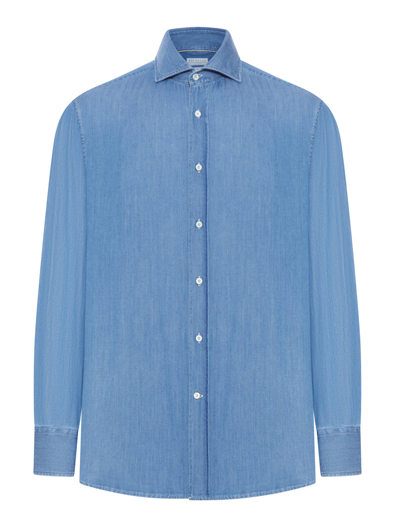 Brunello Cucinelli Brunello Cucinelli Men Medium Denim Shirt