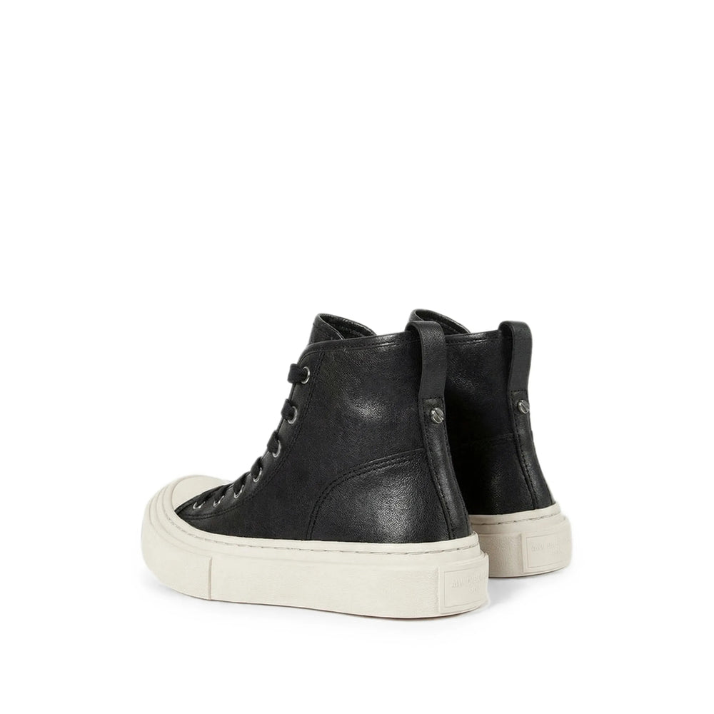 Ann Demeulemeester Black Trainers - Hi-Tops Men