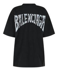 Balenciaga Womens Medium Fit Paris Tropical T-Shirt