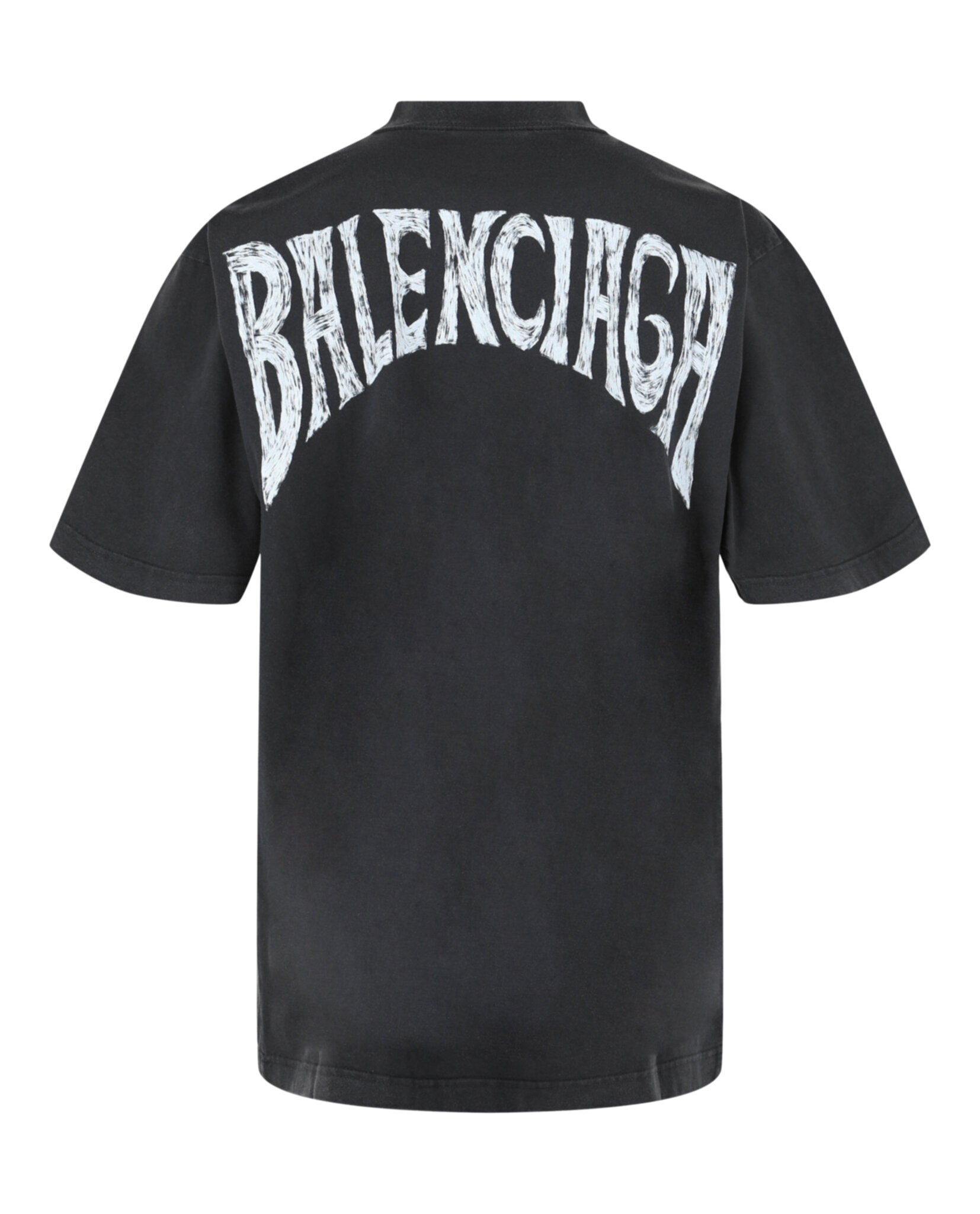 Balenciaga Mens Hand Drawn T-Shirt
