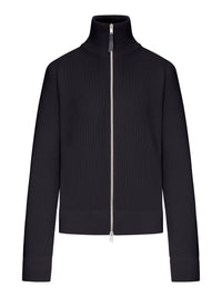 Maison Margiela Maison Margiela Women Ribbed Cotton Zip-Up Cardigan