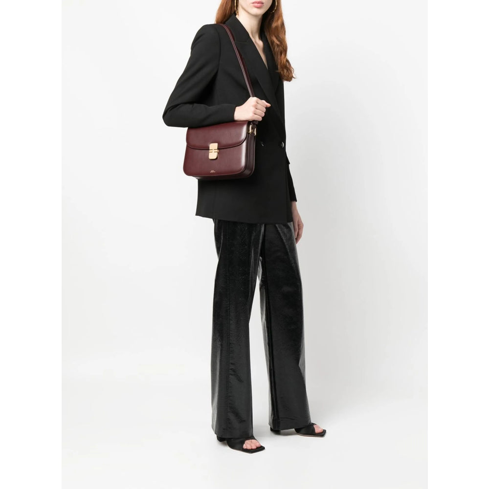 A.P.C. Red Shoulder Bags Women