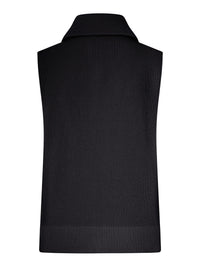 Maison Margiela Maison Margiela Women Ribbed Knit Zip-Up Vest