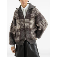 Brunello Cucinelli Brunello Cucinelli Grey Jackets - Oversized Jackets Women