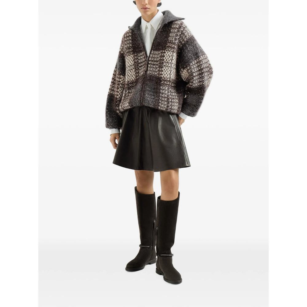 Brunello Cucinelli Brunello Cucinelli Grey Jackets - Oversized Jackets Women