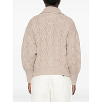 Brunello Cucinelli Brunello Cucinelli Neutrals Knitwear - Cardigans Women