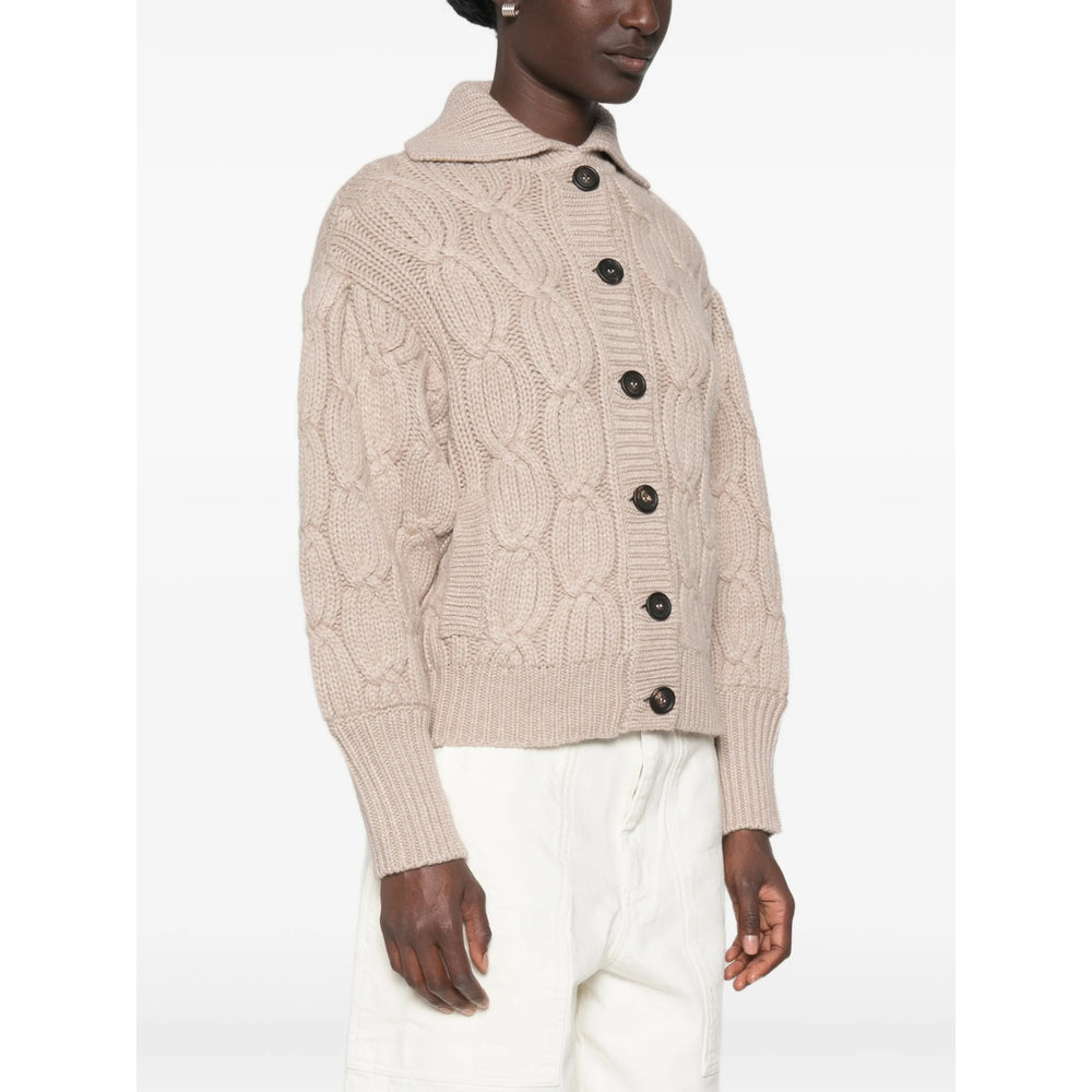 Brunello Cucinelli Brunello Cucinelli Neutrals Knitwear - Cardigans Women