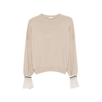 Brunello Cucinelli Brunello Cucinelli Neutrals Knitwear - Jumpers Women