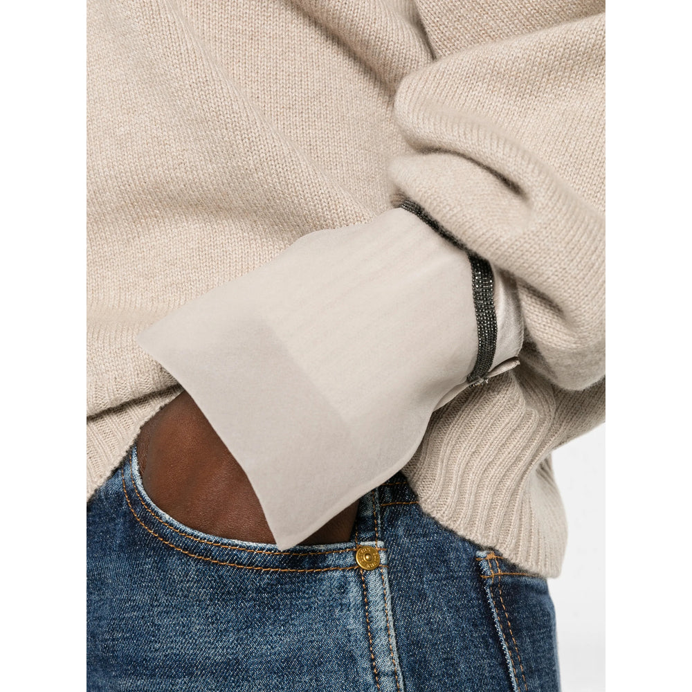 Brunello Cucinelli Brunello Cucinelli Neutrals Knitwear - Jumpers Women