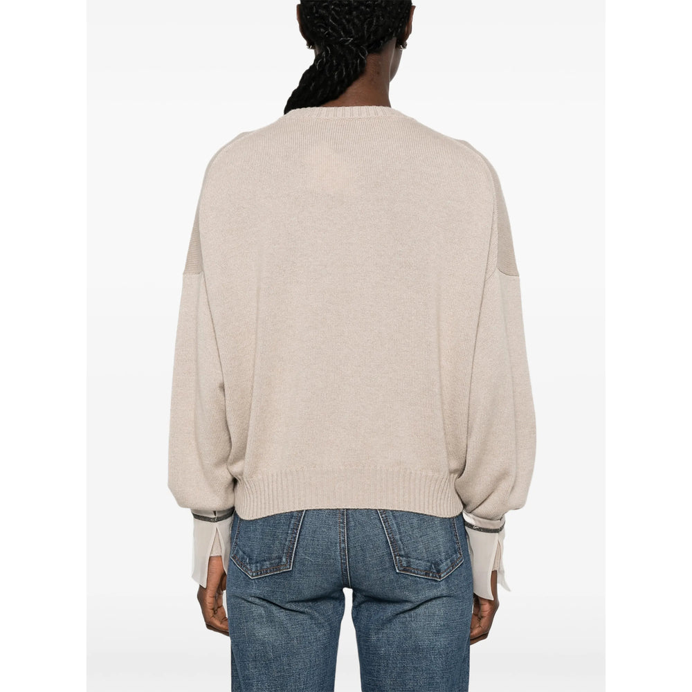 Brunello Cucinelli Brunello Cucinelli Neutrals Knitwear - Jumpers Women