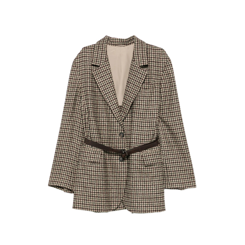Brunello Cucinelli Brunello Cucinelli Neutrals Jackets - Blazers Women