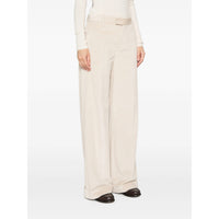 Brunello Cucinelli Neutrals Trousers - Palazzo Pants Women