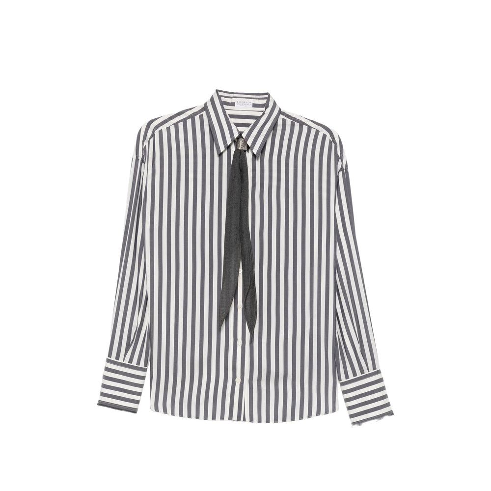 Brunello Cucinelli Brunello Cucinelli Neutrals Tops - Shirts Women