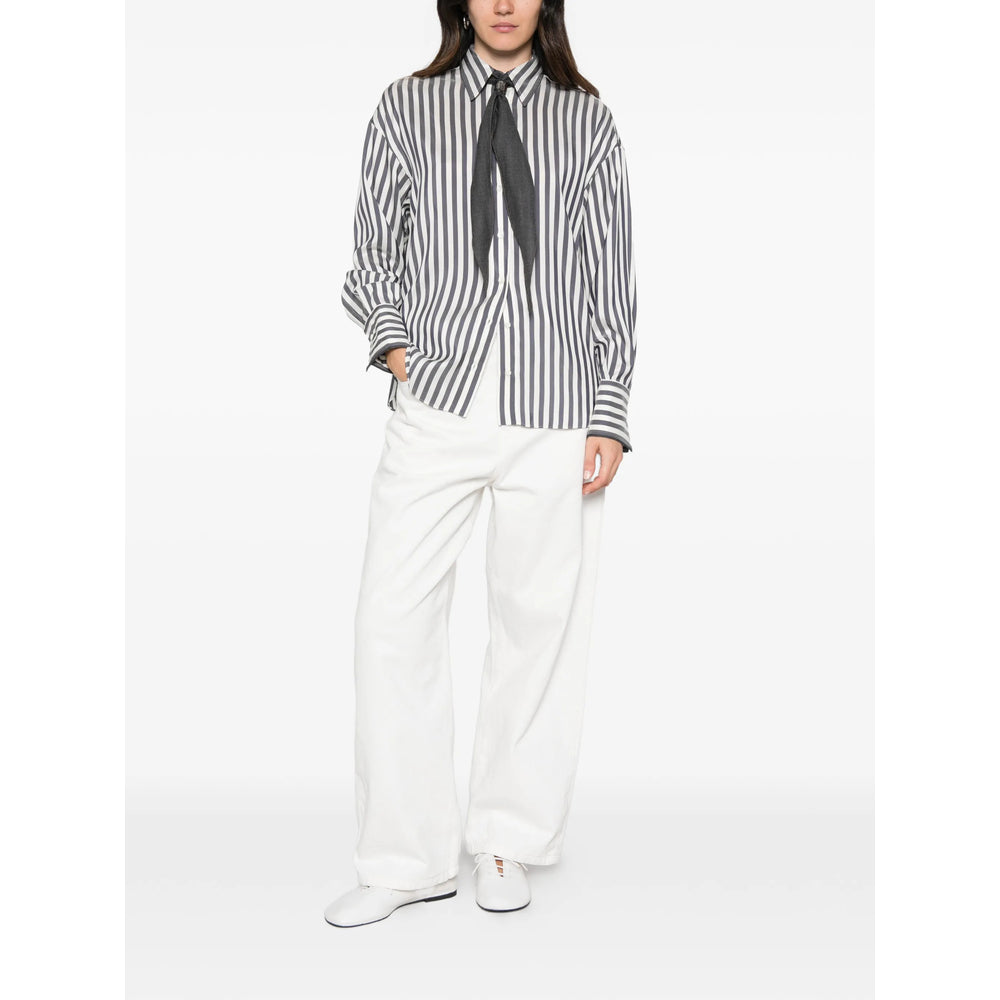 Brunello Cucinelli Brunello Cucinelli Neutrals Tops - Shirts Women