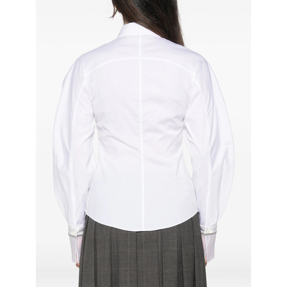 Brunello Cucinelli Brunello Cucinelli White Tops - Shirts Women