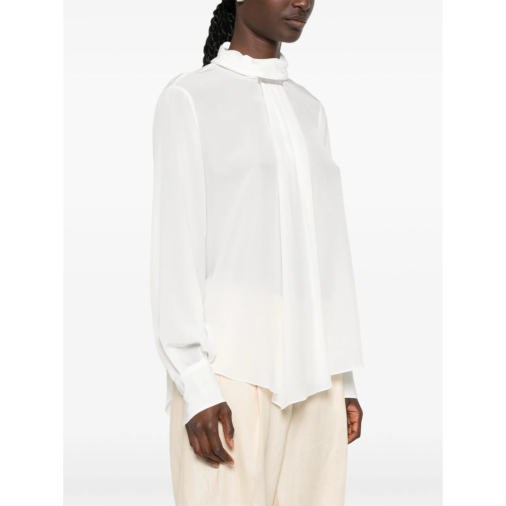 Brunello Cucinelli Brunello Cucinelli White Tops - Blouses Women