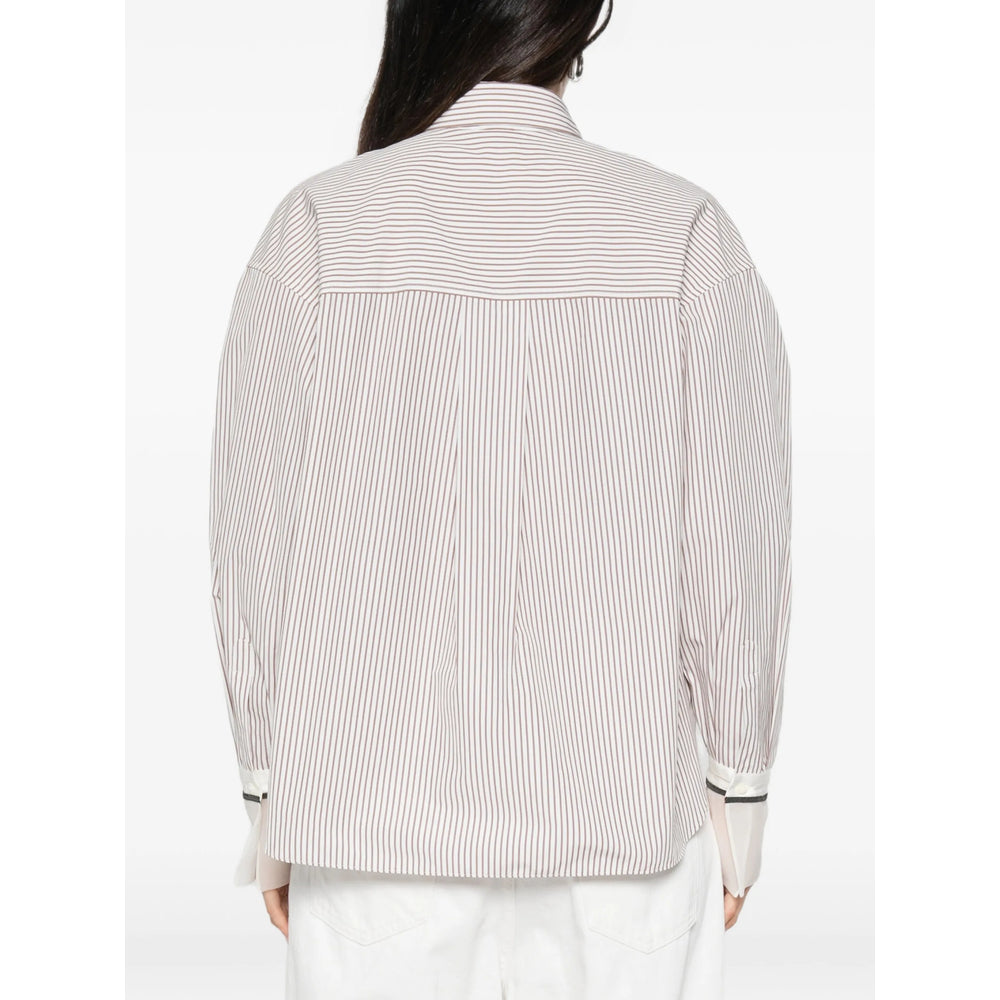 Brunello Cucinelli Brunello Cucinelli Neutrals Tops - Shirts Women