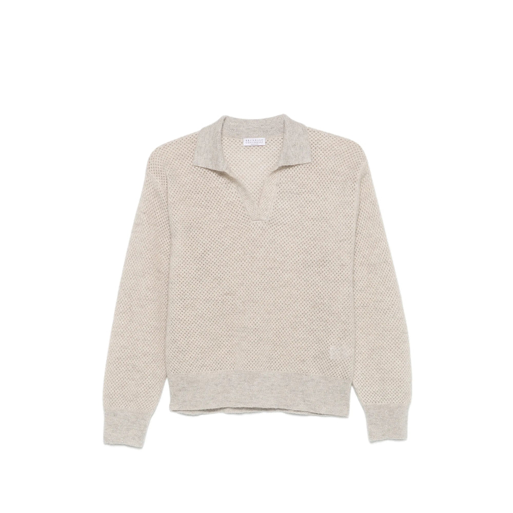 Brunello Cucinelli Brunello Cucinelli Neutrals Knitwear - Jumpers Women