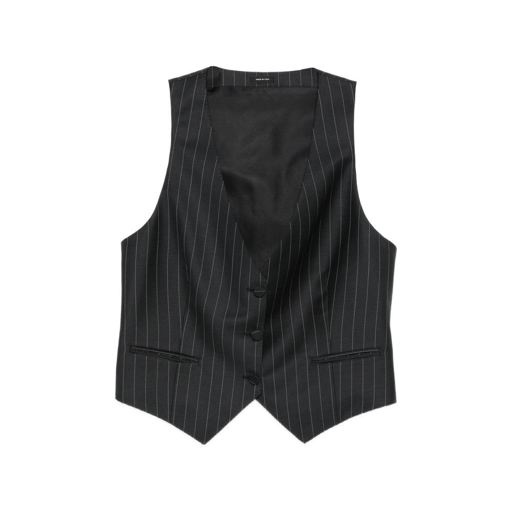 Tom Ford Black Jackets - Waistcoat & Gilets Women