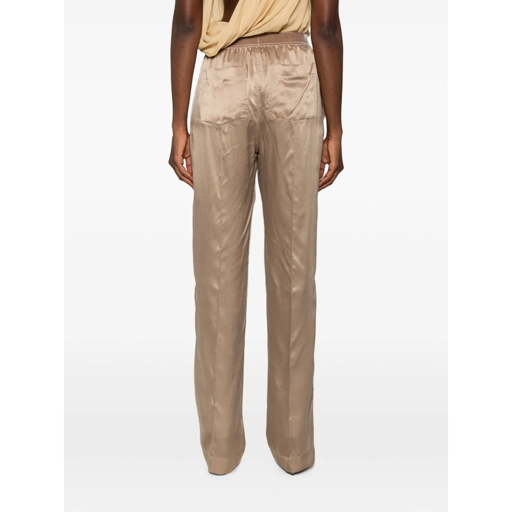 Tom Ford Tom Ford Neutrals Trousers - Straight Trousers Women